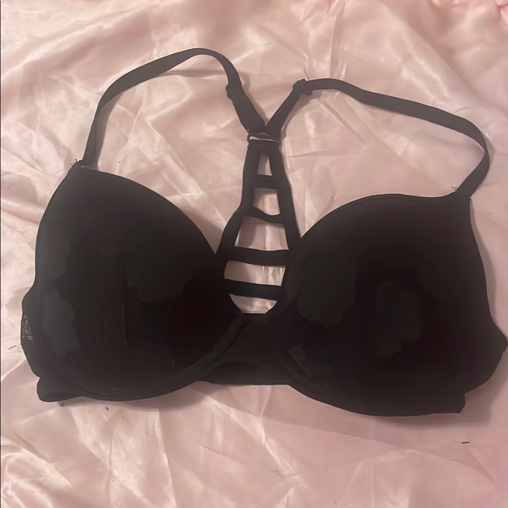 Victorias Secret PINK halter lace push up bra